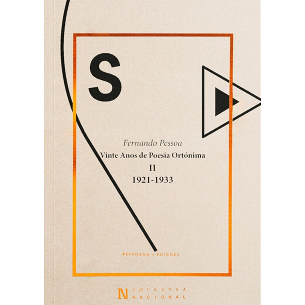 Vinte Anos De Poesia Ortónima de Fernando Pessoa
