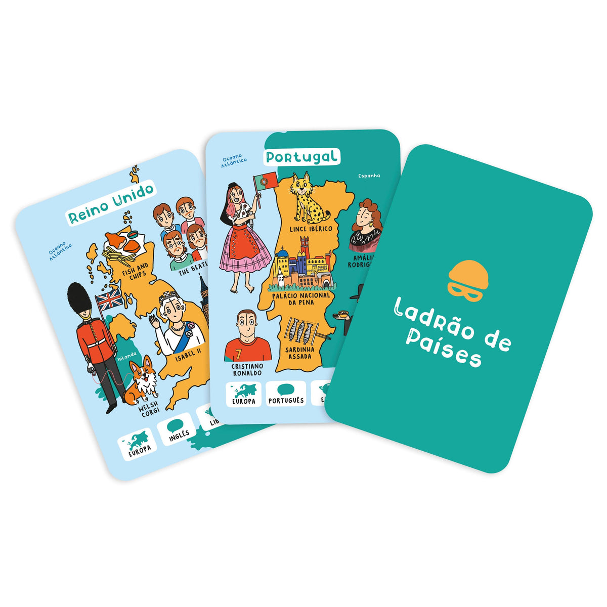 Jogo Cartas - Brainaway Países