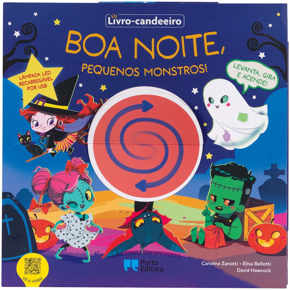 Boa Noite, Pequenos Monstros! - Livro-Candeeiro de Carolina Zanotti