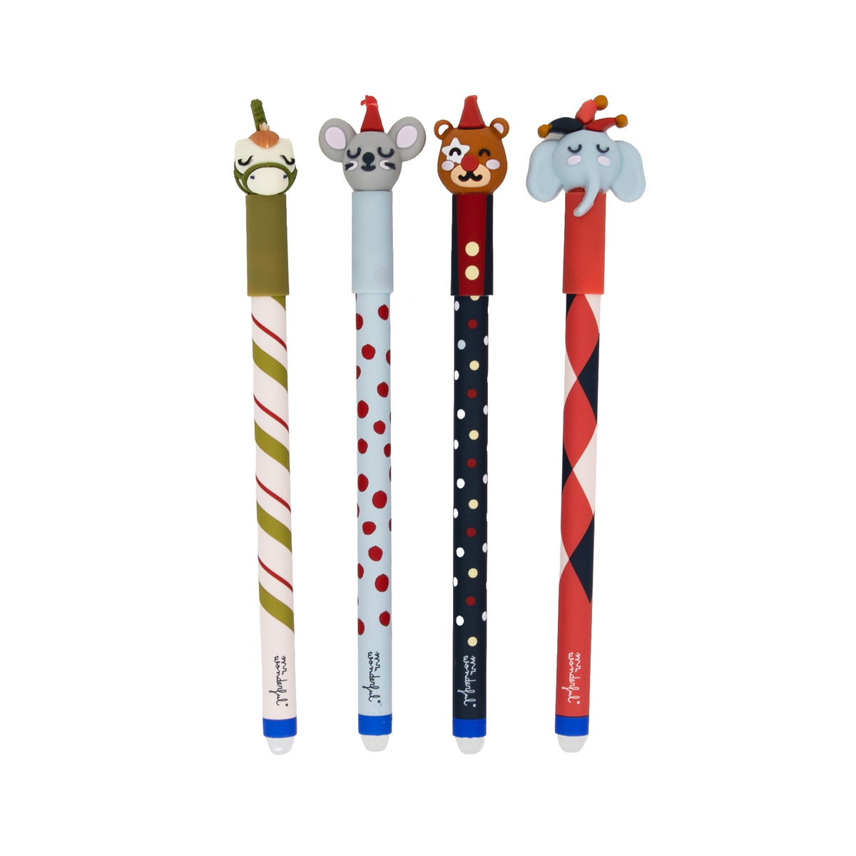 Conjunto 4 Canetas Apagar - Bo-Bo Circus I