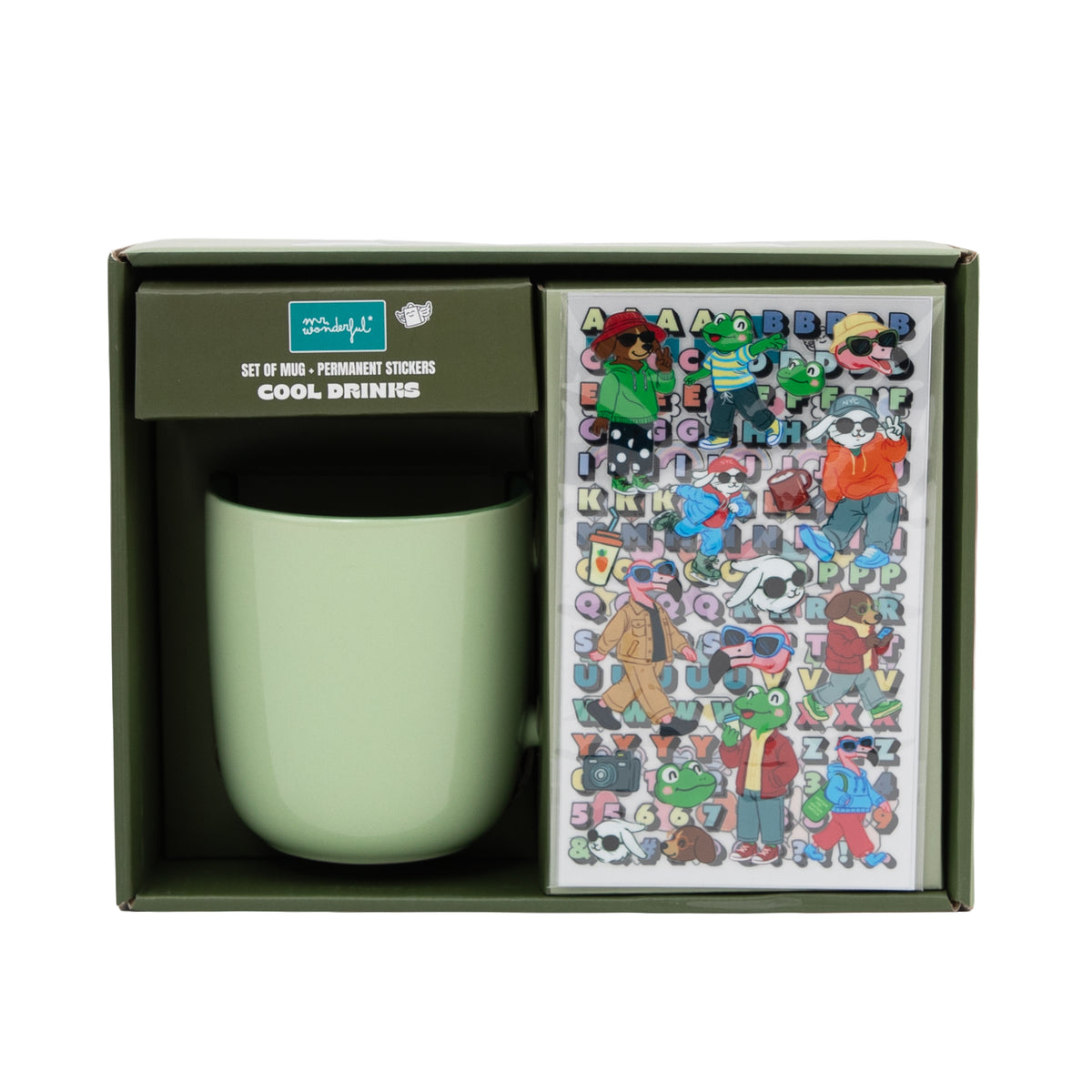 Caneca Diy Com Stickers - Wonder Studio