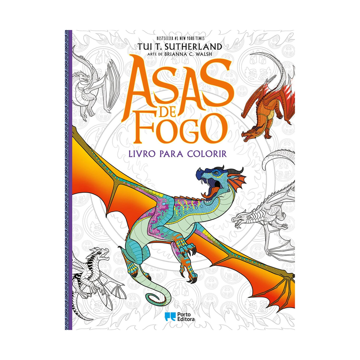 Asas De Fogo - Livro Para Colorir de Tui T. Sutherland