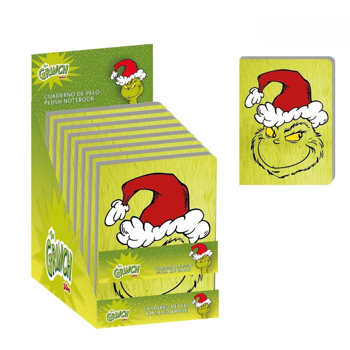 Caderno Peluche - Grinch