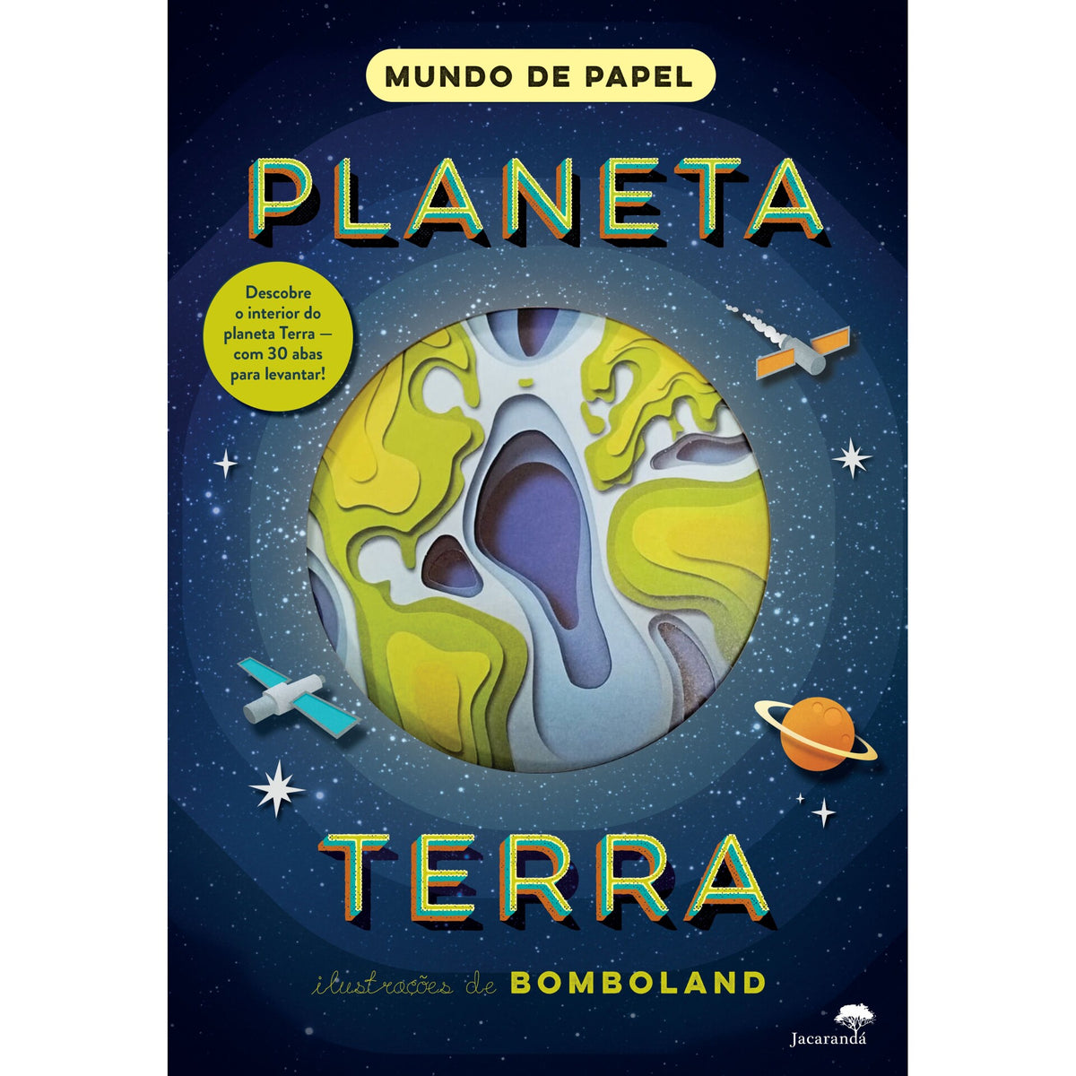Planeta Terra - Mundo Em Papel de Ruth Symons, Bomboland