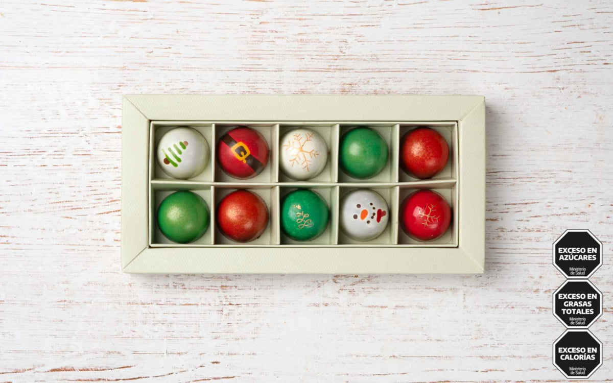 Rapanui Christmas Bonbons with Dulce de Leche x10 Argentine Chocolates