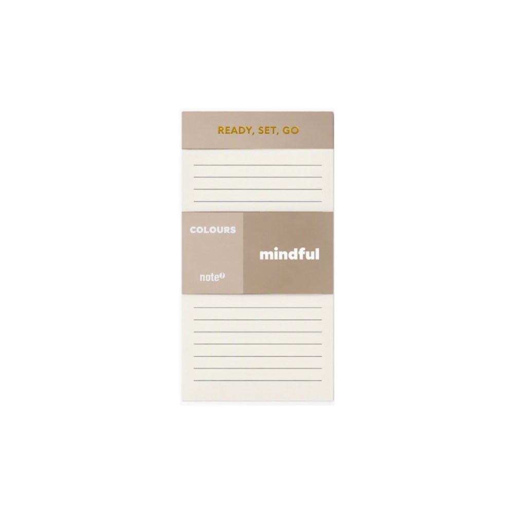 Bloco de Notas Pautado Colours Mindful Note!