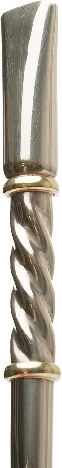 Imperial Mate Straw with Braid Design | Premium Argentine Bombilla 22 cm