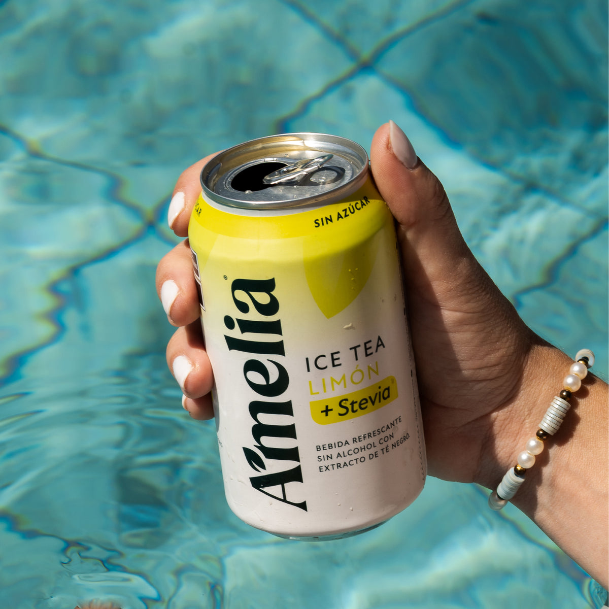 Amelia Ice Tea Lemon & Stevia | Sugar-Free Ready-to-Drink Iced Tea Six-Pack