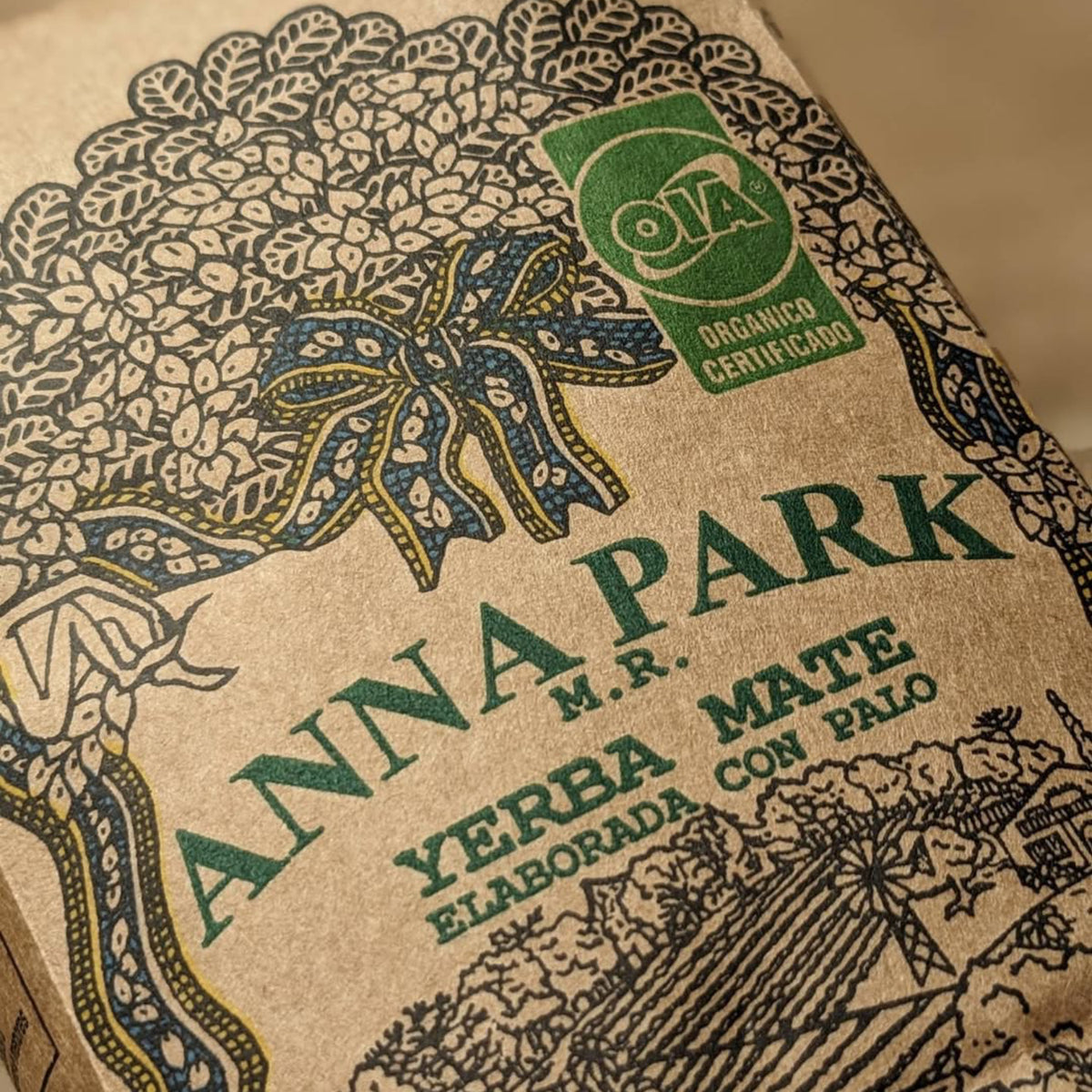 Anna Park Organic Yerba Mate 500g (1.1 lb) | Premium Argentine Mate Tea