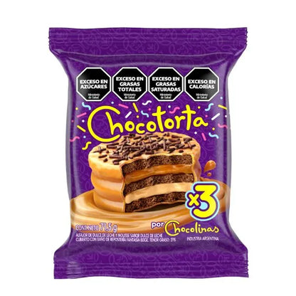 Alfajor Chocotorta by Chocolinas 71.5g | Argentine Chocolate Alfajor