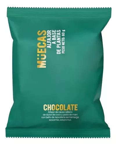 Muecas Plant Based Alfajores Box 12u | 720g / 1.58lb