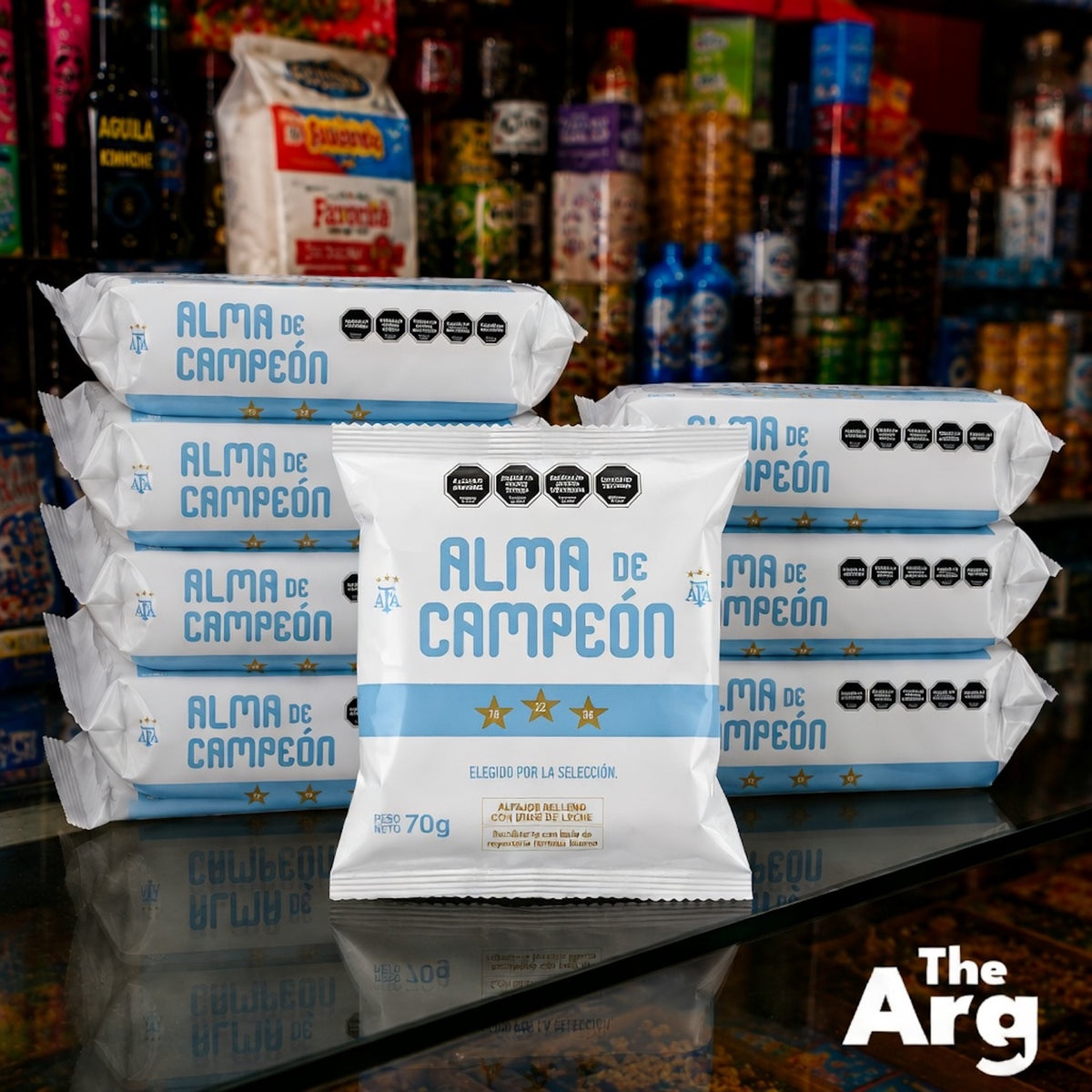 Alma de Campeón White Chocolate Alfajores 12 Pack
