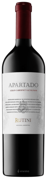 Rutini Apartado Gran Cabernet Sauvignon 750ml