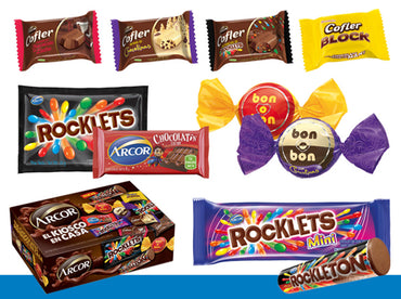 Arcor Assorted Chocolates Box “Kiosco en Casa” 276 g / 0.54 lb