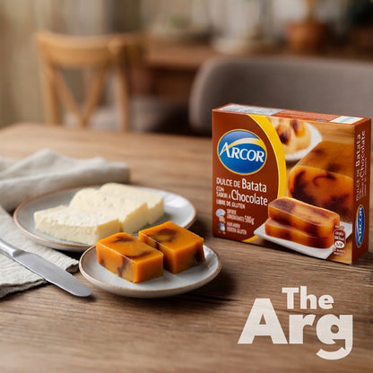 Arcor Dulce de Batata with Chocolate 500g / 1.1 lb | Argentine Sweet Potato & Chocolate Dessert
