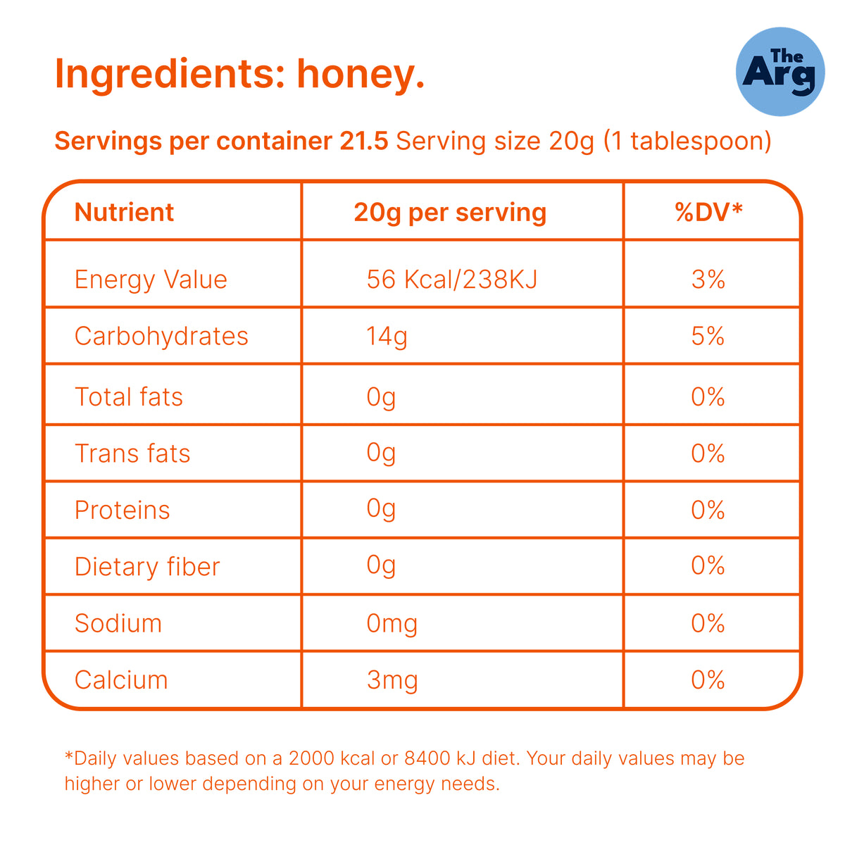 Honey Syrup by Calandri – Arrope de Miel 430g / 0.94lb