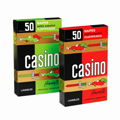 Spanish Playing Cards Deck 50 Cards – Casino Argentine Naipes for Truco & Chinchón