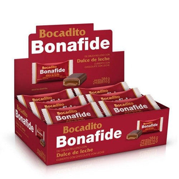 Bonafide Dulce de Leche Bocaditos – Milk Chocolate Bites (Box of 24)