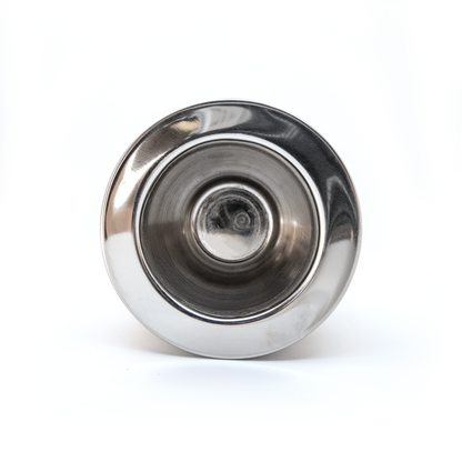 Black Bocón Mate with Stainless Steel Interior, Leather Cover & Pico de Loro Bombilla