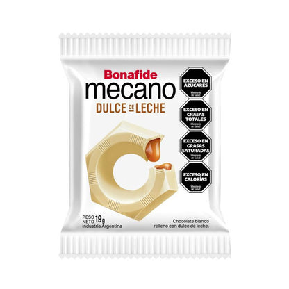 Bonafide Mecano White Chocolate with Dulce de Leche – Box of 24 (456 g / 16.08 oz)