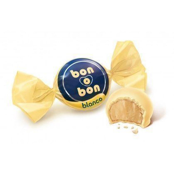 Bon O Bon White Chocolate Bombons with Peanut Cream Filling, Wafer 270g