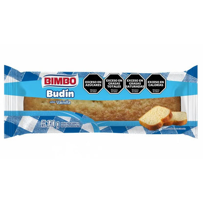 Sponge Vanilla Pound Pudding Cake Bimbo 170g/0.37lb