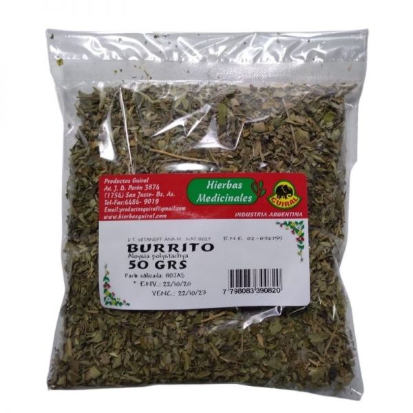 Burrito Dried Leaves 50g – Argentine Herbal Tea for Digestive Infusions