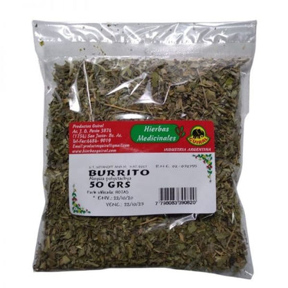 Burrito Dried Leaves 50g – Argentine Herbal Tea for Digestive Infusions