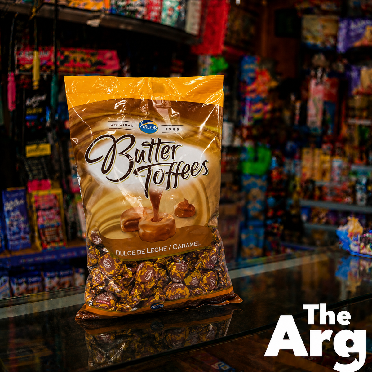 Arcor Butter Toffees Candies Caramel Flavour 822g