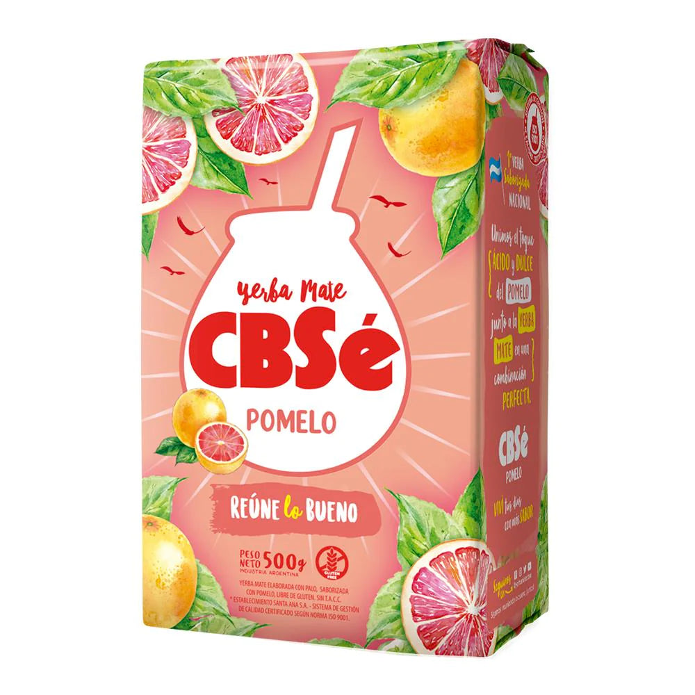 CBSé Yerba Mate Pomelo Grapefruit 500g / 1.1 lb | Flavored Argentine Mate