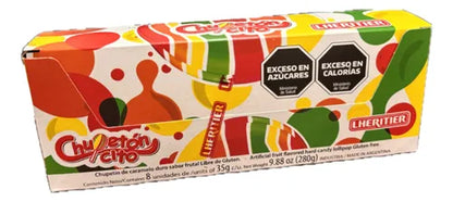 Lheritier Chupetón-Cito Rainbow Swirl Lollipop 280g/11.6 oz (Box of 8u.)