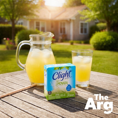 Clight Sugar-Free Lemonade Powdered Juice (Box of 20 Sachets) 160 g / 5.6 oz