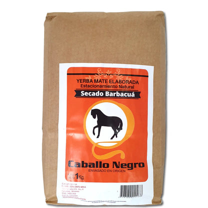 Caballo Negro Yerba Mate Barbacuá 500g / 1.1 lb | Argentine Smoked Mate Tea