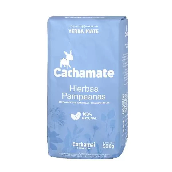 Cachamate Yerba Mate Hierbas Pampeanas | Herbal Argentine Mate Tea (500g)