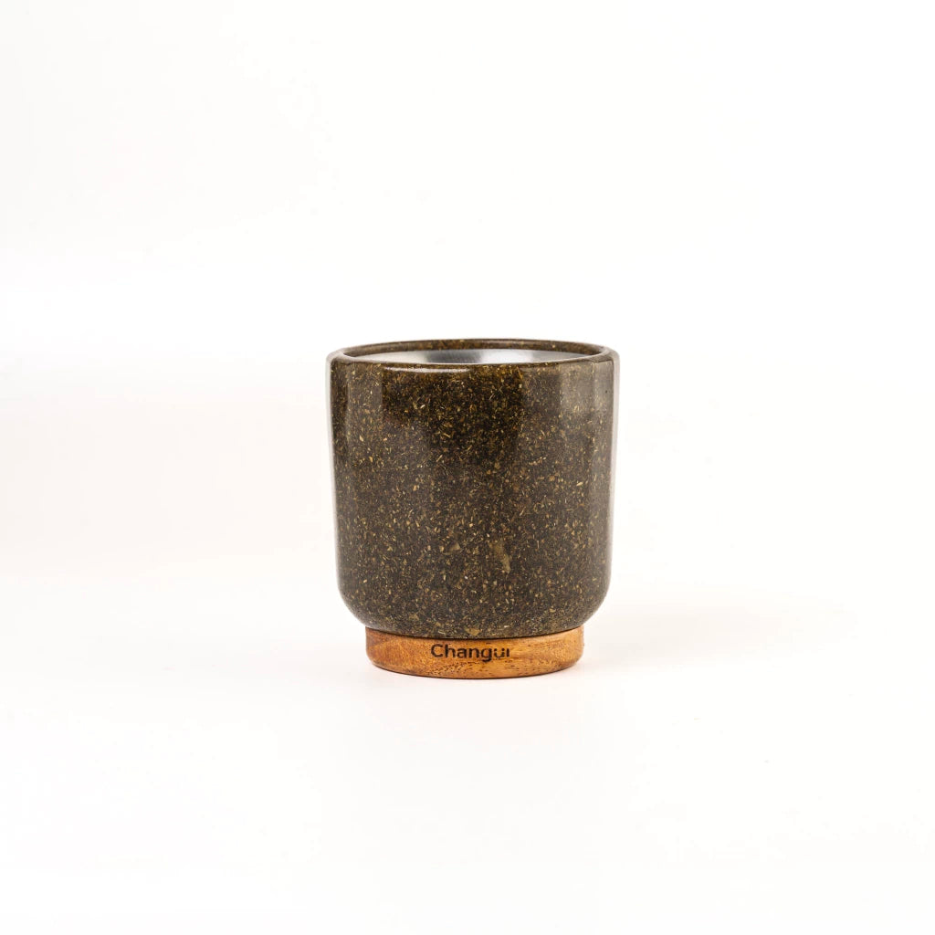 Changüi Grandote Mate Gourd | Recycled Yerba Exterior with Stainless Steel Interior