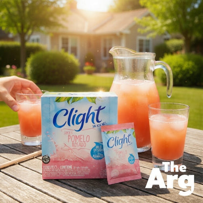 Clight Pink Grapefruit Sugar-Free Powdered Drink Mix | 20 Sachets (Makes 20 Liters)