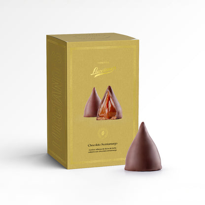 Lucciano’s Bittersweet Dark Chocolate Conitos with Dulce de Leche Filling 6 Pack 270g