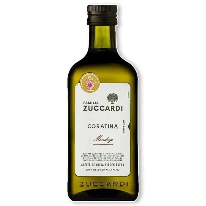 Zuccardi Extra Virgin Olive Oil Coratina 500ml – Premium Argentine EVOO from Mendoza
