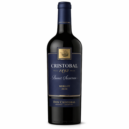 Don Cristóbal 1492 Barrel Selection Merlot  – Mendoza Argentine Red Wine| 750 ml ( 6 Bottles )