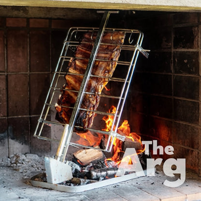 Cross Grill Stake Press Type | Argentine Asado Cross Grill by Todo para el Asador