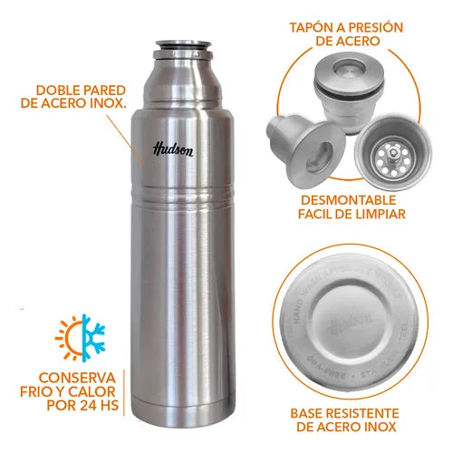 Hudson Stainless Steel Thermos 1L