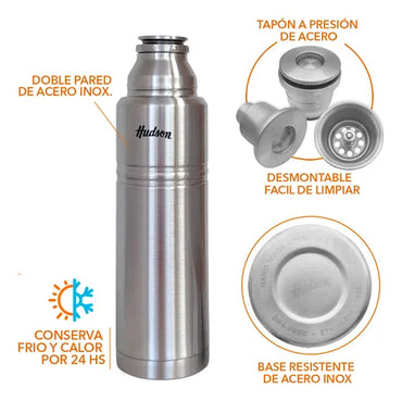 Hudson Stainless Steel Thermos 1L