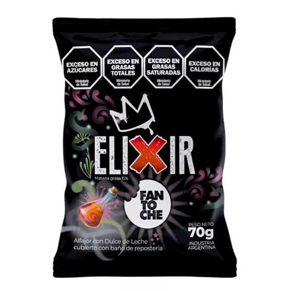 Fantoche Elixir Dulce de Leche Alfajor Covered in Dark Chocolate 70g