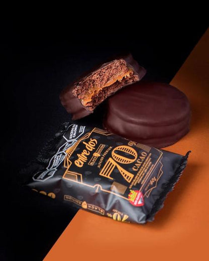 Entre Dos 70% Dark Chocolate Gluten-Free Alfajores 45g | Box of 18