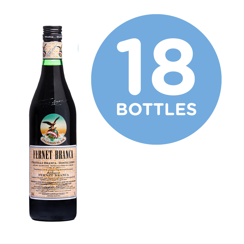 Fernet Branca Italian Amaro Liqueur – 1000ml Bottle