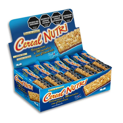 Felfort Cereal Fort -  Cereal Fort Nutri Bar with Chocolate 21g - (Box of 24u.)
