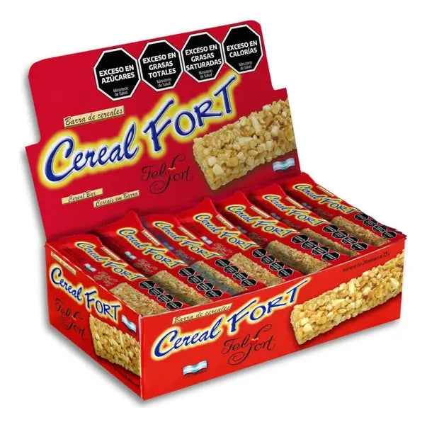 Felfort Cereal Fort Classic Cereal Bars 23g | Box of 24 Units