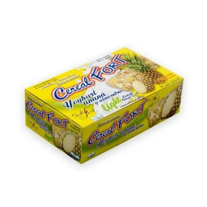 Felfort Cereal Fort – Light Cereal Bar with Pineapple Yogurt and Almonds 19g – (Box of 24u.)