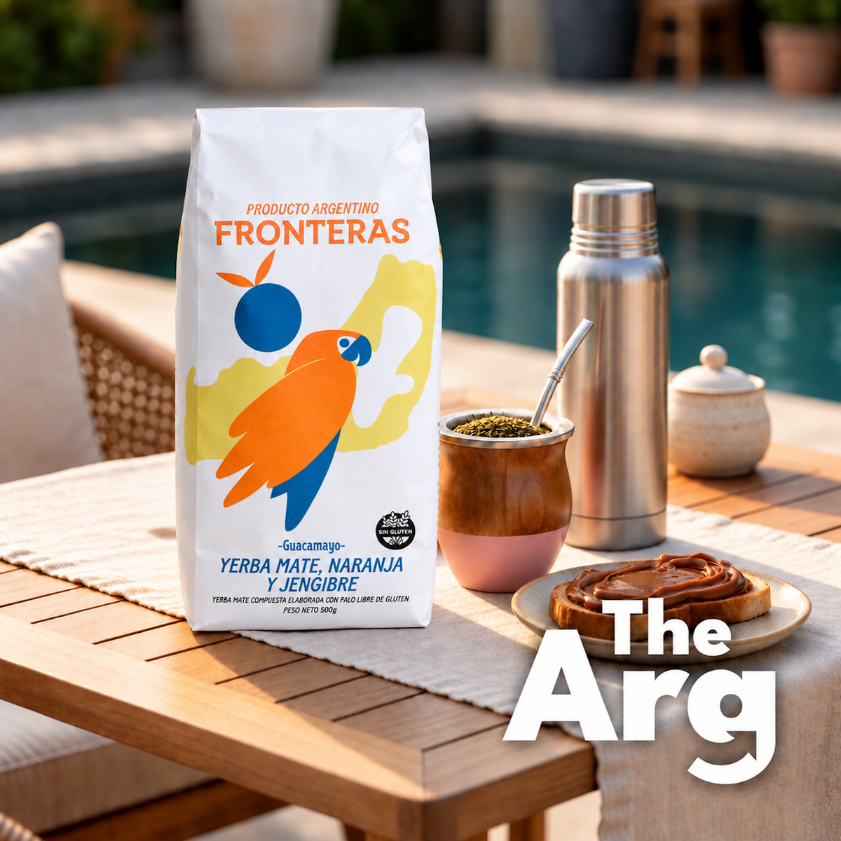 Fronteras Blends Ginger & Orange Yerba Mate 500g
