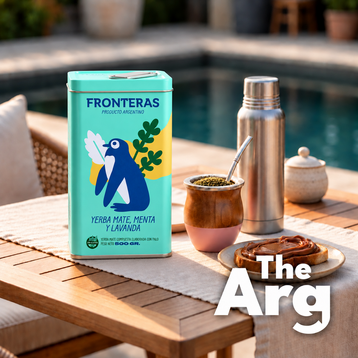 Fronteras Blends Mint & Lavender Yerba Mate in Tin 500g